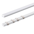 CANAL DE TIRA DE LED MONTADO NA SUPERFÍCIE, 2M, PRATA