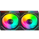 PACK 2 VENTILADORES MARS GAMING MF-3DPROX2R 12CM ARGB