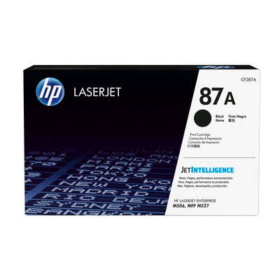 HP Toner LaserJet original 87A preto