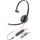 AURICULAR POLY BLACKWIRE 3215 + ADAPTADOR USB-CA CON MICRÓFONO JA