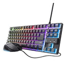 GXT798 - COMBO DE TECLADO COMPACTO TKL ILUMINADO E CONJUNTO DE MO
