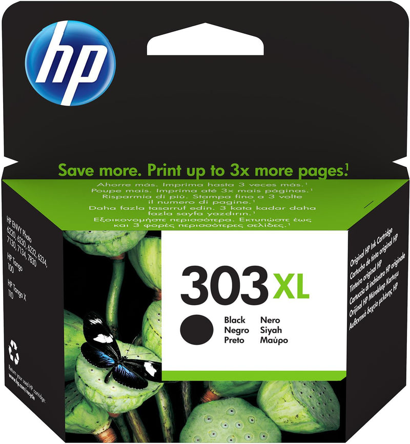 HP Tinteiro Original 303XL de elevado rendimento (Preto)