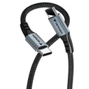 VERBATIM CABO USB-C 60W 480MBPS NYLON BLACK 1.20MT