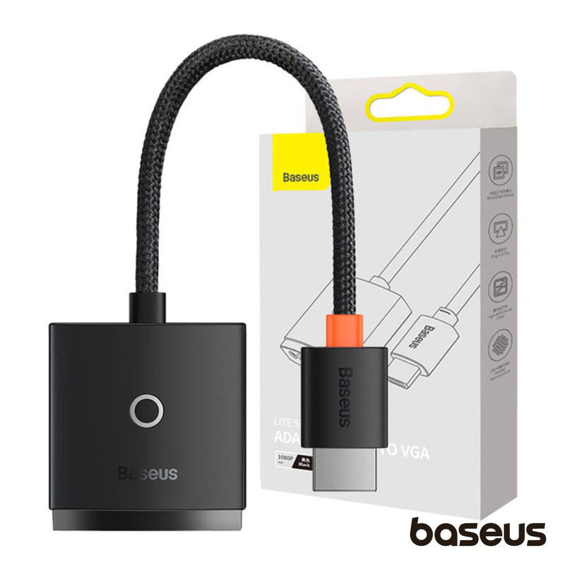 CABO ADAPTADOR HDMI MACHO  VGA FÊMEA BASEUS