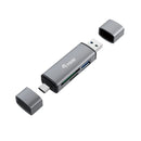Equip 245460 leitor de cartões USB 3.2 Gen 1 (3.1 Gen 1) Type-A/T