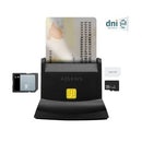 AISENS ASCR-SN04CSD-BK leitor de controlo de acesso Leitor de con