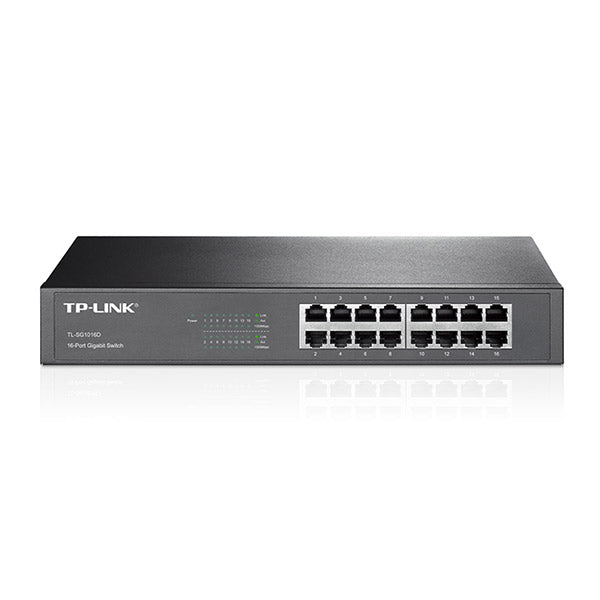 TP-Link TL-SG1016D Não-gerido Gigabit Ethernet (10/100/1000) Pret