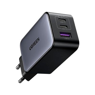 CARGADOR UGREEN USB-A+2*USB-C 65W  GAN FAST