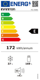 FRIGORÍFICO COM CONGELAOR INFINITON FG-248BL