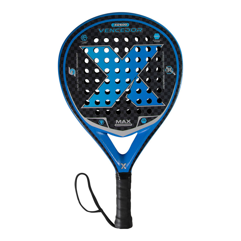 RAQUETE DE PADEL COR AZUL MEDIDAS: 37X26X3,5CM 360G