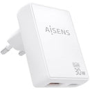 CARGADOR DE PARED GAN AISENS ASCH-30W2P074-W 1XUSB TIPO-C 1XUSB 3