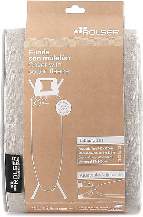 FUNDA TAB.PLANCHAR ROLSER FUR002 125X44 NAT ARENA