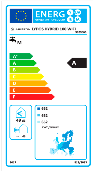 TERMOACUMULADOR ARISTON - LYDOS HYBRID WI-FI 100