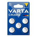 MICRO PILHA BOTÃO LITHIUM CR2016 3V VARTA (BLÍSTER 5 UNID.) Ø20,0