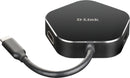 D-Link DUB-M420 base & duplicador de portas Com fios Thunderbolt