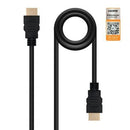 Nanocable HDMI V2.0, 2m cabo HDMI HDMI Type A (Standard) Preto