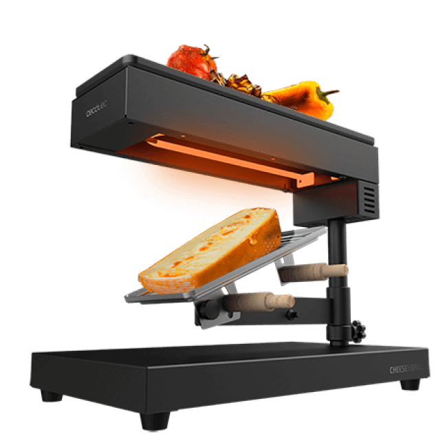 RACLETTE CHEESE&GRILL 6000 CECOTEC PRETO