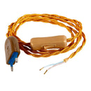 KIT CORDÃO TRANÇADO 2M 2X0,75M 120 + 80CM OURO