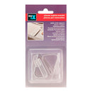 CLIPS PARA PRENDER TOALHAS TRANSPARENTE 1190-0-000 (BLISTER 4 UNI