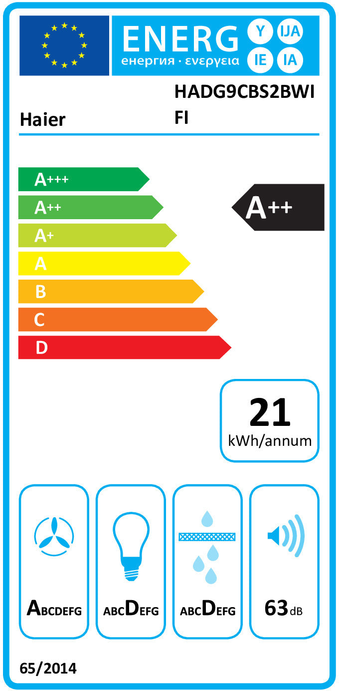 EXAUSTOR HAIER HADG9CBS2BWIFI( 843 M3HORA - A  - D  )