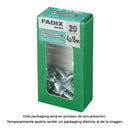 CAIXA S 20 UNID. PARAFUSO ROSCA CHAPA CR AUTOT. 4,2X16MM FADIX