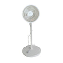 VENTILADOR DE PEDESTAL, AJUSTÁVEL, 50 W, Ø23 CM, BRANCO, 23 X 23