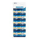 PILHA ALCALINA LR44, 1,5V, A76 AG13 G13 357 LR1154, 10 UN, BLISTE