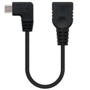 Nanocable 10.01.3600 cabo USB 0,15 m USB 2.0 Micro-USB B USB A Pr