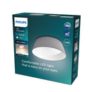PLAFON INTERIOR LED 14 W 1.100 LM 3.000 K CINZENTO MOD. DAWN, Ø34