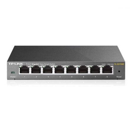 TP-Link TL-SG108E Não-gerido L2 Gigabit Ethernet (10/100/1000) Pr