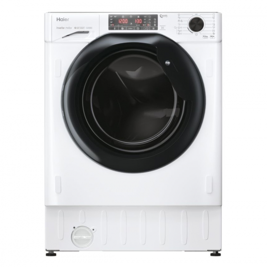 MÁQUINA DE LAVAR E SECAR ROUPA DE ENCASTRE HAIER HWDQ90B146FWB-S