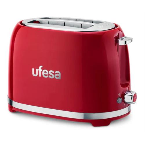 UFESA TORRADEIRA CLASSIC 1 FENDA 850W VERMELHA