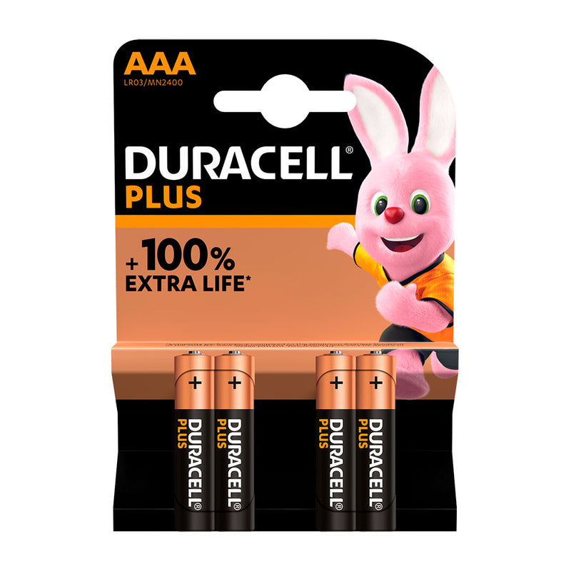 DURACELL - PILHA ALC PLUS POWERAAA BL4 LR03-MN2400