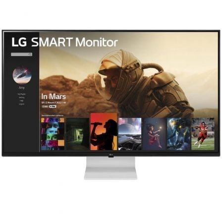 SMART MONITOR LG 43SQ700S-W 42.5" 4K SMART TV MULTIMEDIA BLANCO