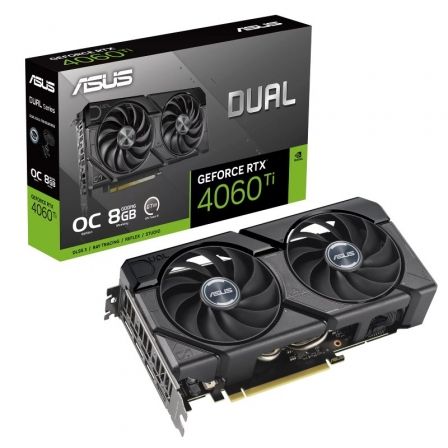 ASUS Dual -RTX4060TI-O8G-EVO NVIDIA GeForce RTX 4060 Ti 8 GB GDDR