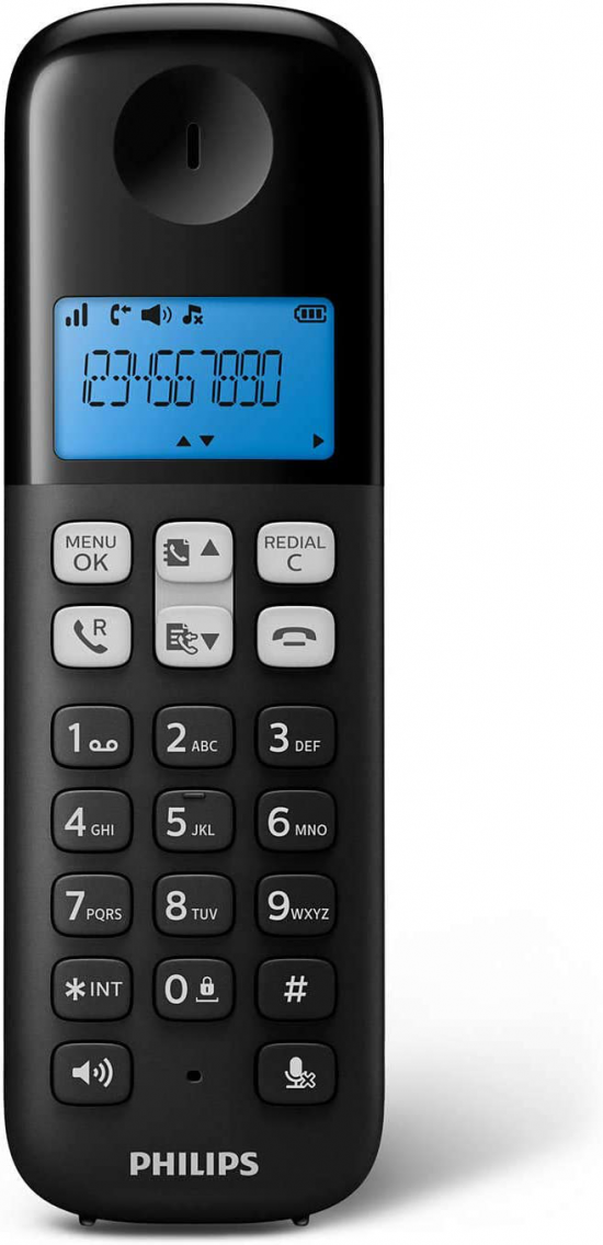 Philips D1611B/34 telefone Telefone DECT Identificação de chamada