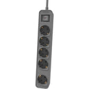 REGLETA CON INTERRUPTOR PHILIPS CHP2154G12 5 TOMAS DE CORRIENTE C