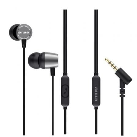 AURICULARES INTRAUDITIVOS AIWA ESTM-30SL COM MICROFONE JACK 3.5 P