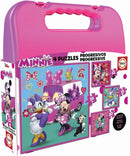 EDUCA - MALA PUZZLES PROGRESSIVOS MINNIE 12-16-20-25 17638