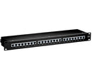 PATCH PANEL CAT.6 EQUIP 24-PORT 19 INCH 1U PRETO -326424