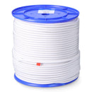 CORDÃO DE BORRACHA ELÁSTICA POLIÉSTER BRANCO 8 MM X 200 M