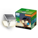 LUMINÁRIA DE SEGURANÇA SOLAR ZYREN, BRANCA, 24,5 W, 4000/50 LM, 3