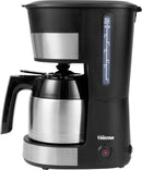 CAFETERA DE GOTEO TRISTAR CM-1283 10 TAZAS NEGRA Y PLATA