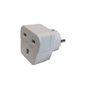 ADAPTADOR REINO UNIDO PARA EUROPEU 13A 250V BRANCO (EMBALADO EM R