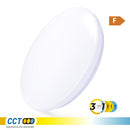 APLIQUE LED DE SUPERFÍCIE CIRCULAR 24 W 3CCT 2490 LM Ø38 X 6,6 CM