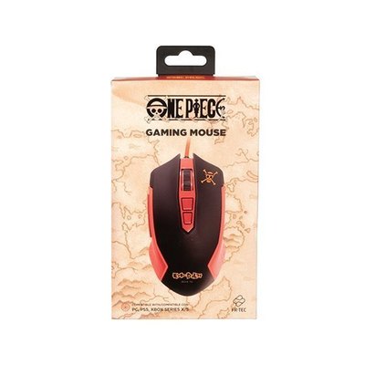 FR-TEC ONE PIECE RATON USB HASTA 8000DPI - ILUMINACION LED ROJO -