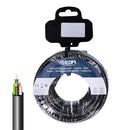 CARRETEL PARA MANGUEIRA TUBULAR VV-K06/1 KV 5 G 1,50 MM², PRETO,