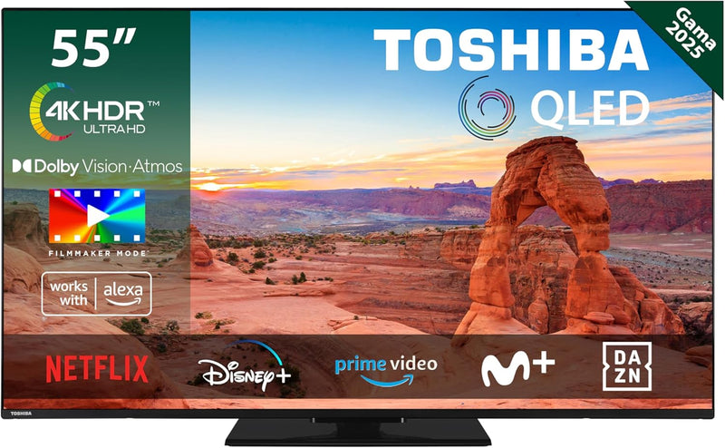 TV TOSHIBA 55" 55QV3463DG UHD QLED SMART TV PEANA