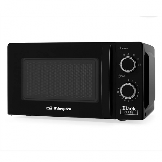 MICRO ONDAS ORBEGOZO 20L.700W.6NIV.PRETO-MI2117