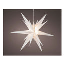 ESTRELA BRANCA ILUMINADA Ø40X40CM 6 LEDS